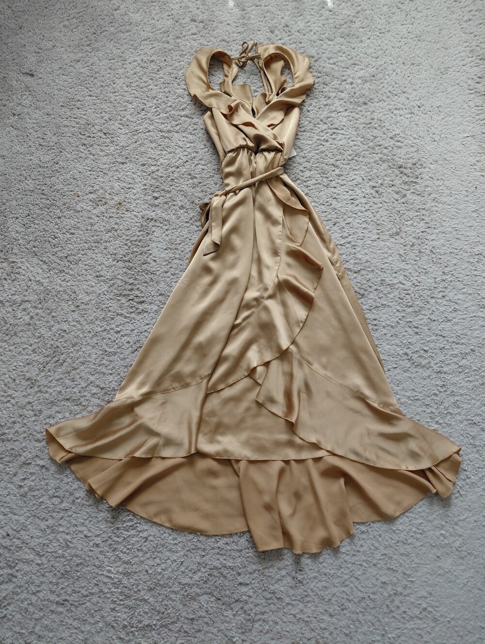 Show Me Your MuMu Copper Asymmetrical Dress - Picture 2 of 11